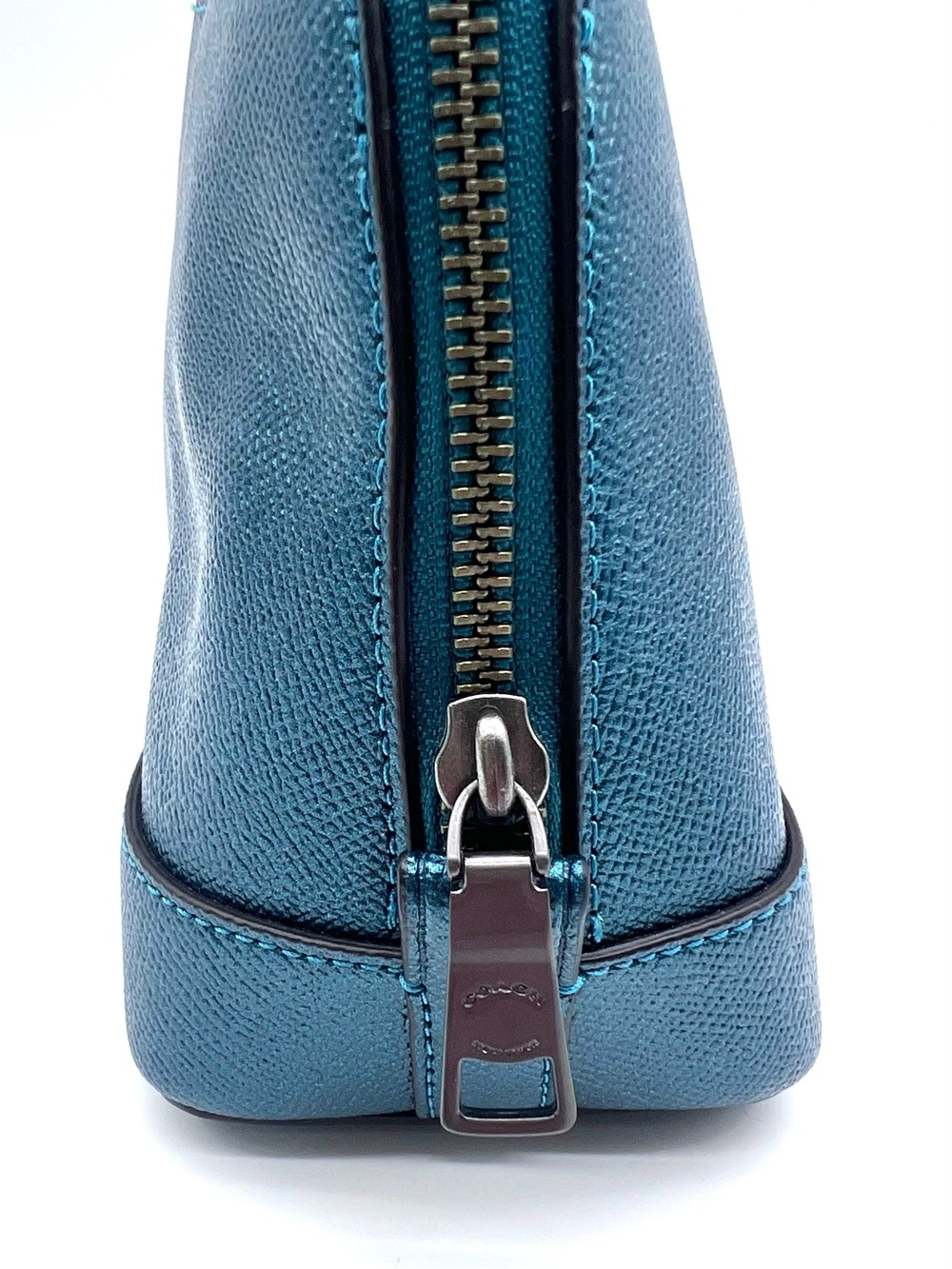 Coach Metallic Blue Mini Sierra Satchel Crossbody Bag - Picture 6 of 16